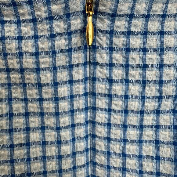 Draper James blue and white gingham midi dress size 6 - Picture 4 of 6